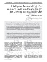 Blickle_Kramer_Intelligenz, Persönlichkeit, Einkommen und Fremdbeurteilungen